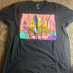 Gildan Black T-Shirt with Colorful Graphic